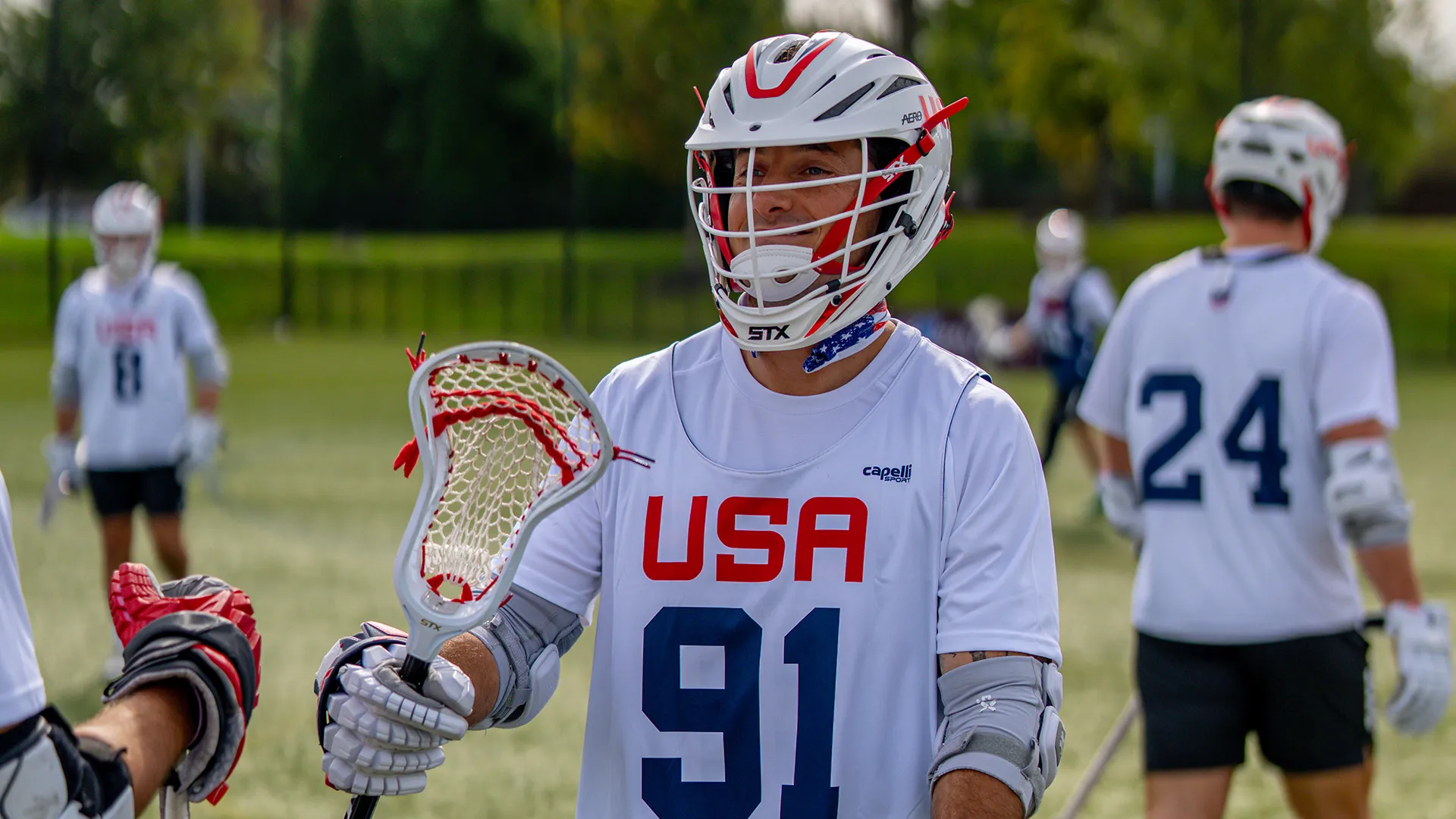 USA training team member Marcus Holman