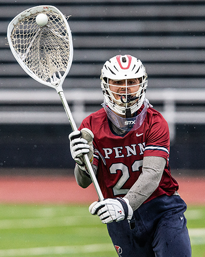 Penn goalie Emmet Carroll