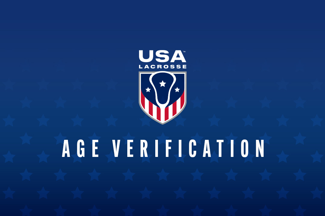 usa lacrosse logo with age verification headline