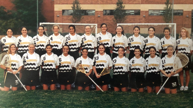 Vanderbilt's first women's lacrosse team.