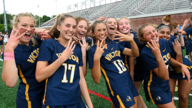 Victor (N.Y.) won its third straight state championship over the weekend.
