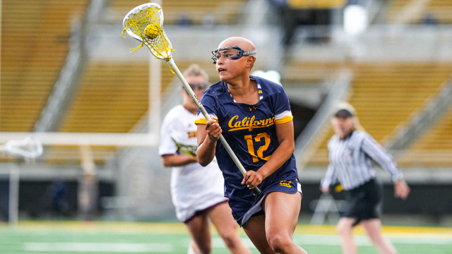 Cal women's lacrosse player Kalena Johnson has alopecia.