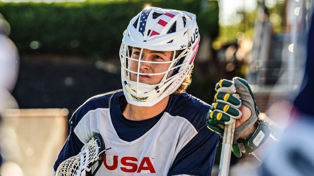 Jack Hannah at U.S. Men's Field National Team training camp in 2022