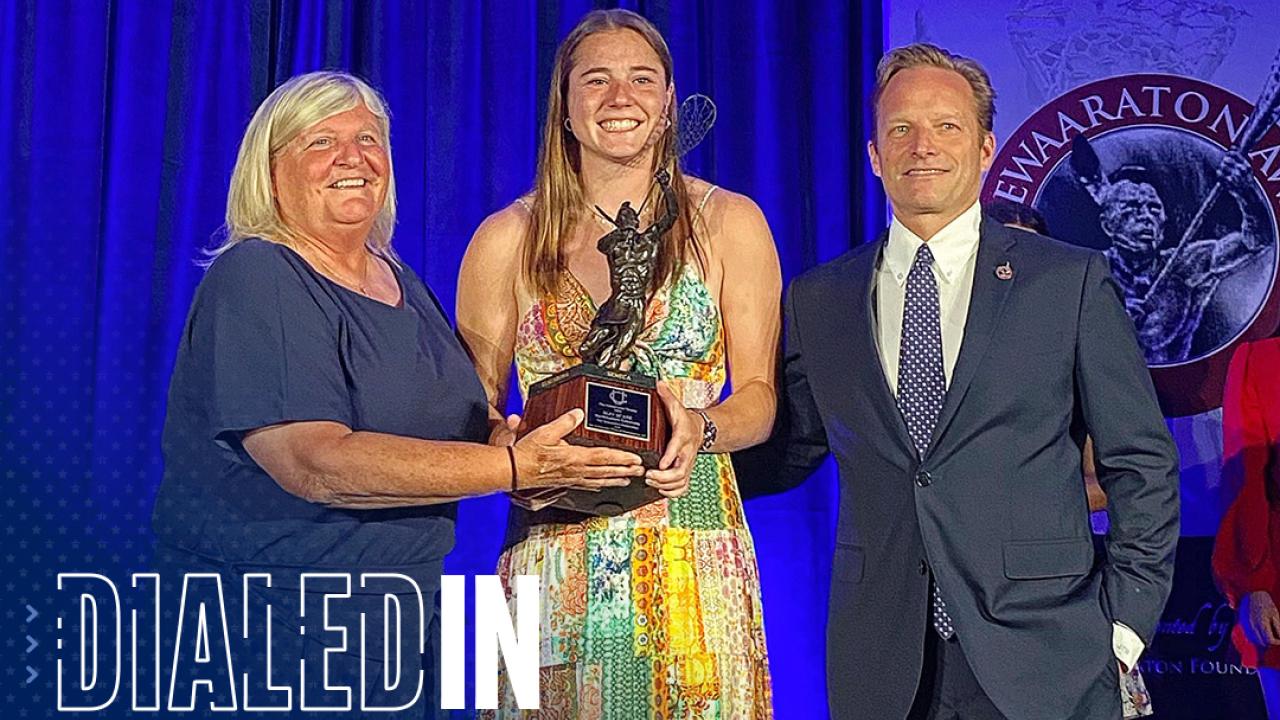 Izzy Scane won the 2023 Tewaaraton Award in women's lacrosse.