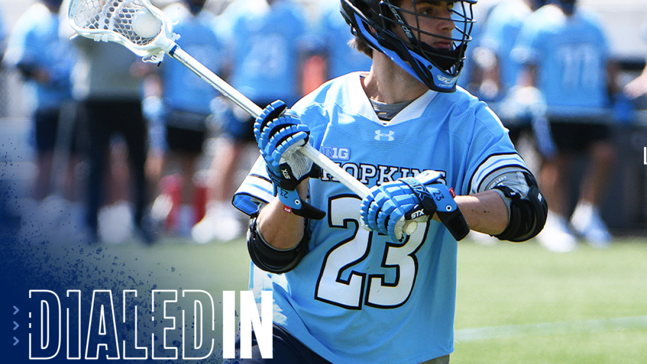 Jacob Angelus tallied four points in JHU's opener.