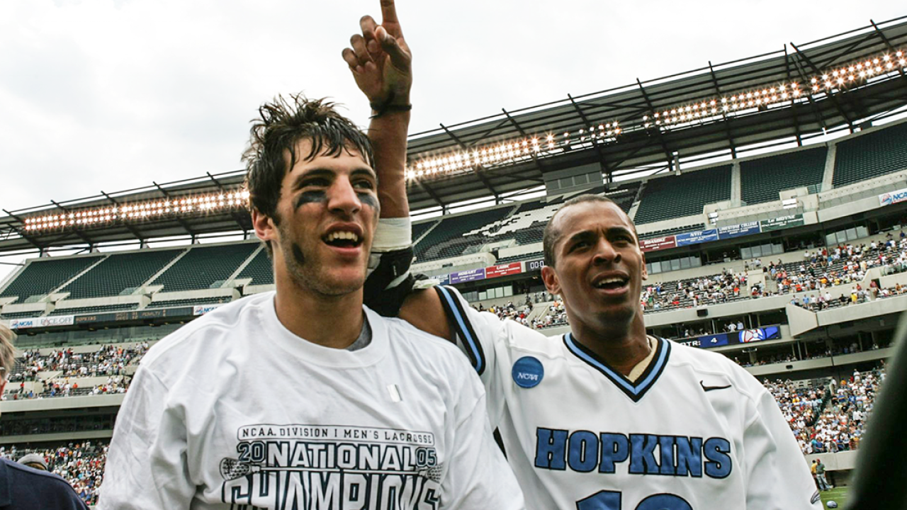 Paul Rabil and Kyle Harrison