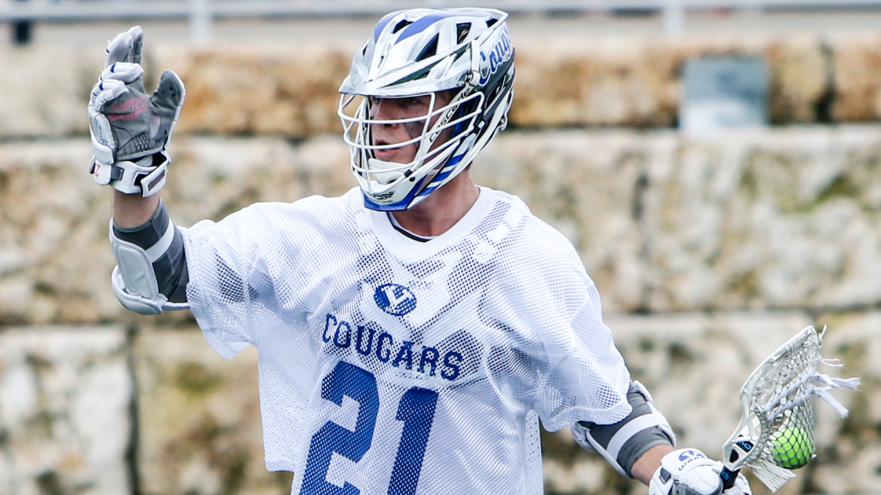 Brigham Young's Jake Halversen scored seven goals in the MCLA Division I championship game Saturday.