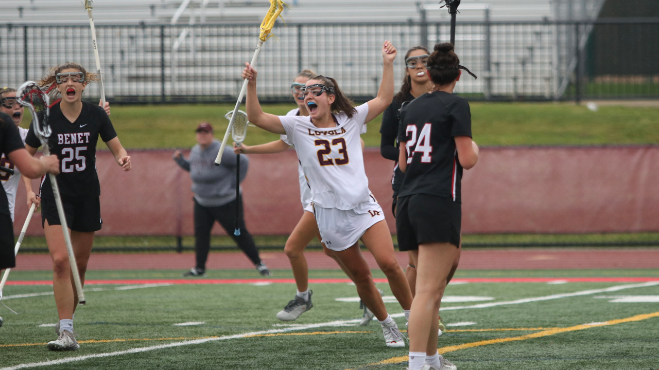 Emma Burke did everything possible for an injury-riddled Loyola Academy this year.
