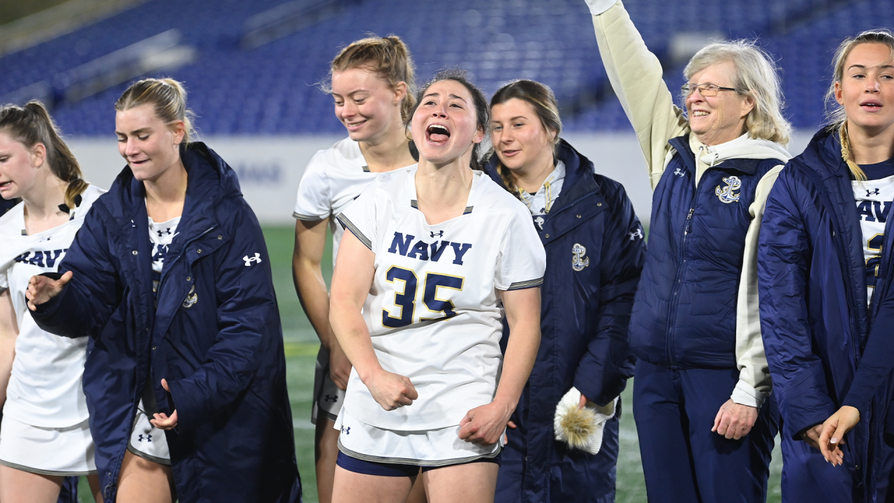 Kat McAteer and Navy went 15-4 but were one of the first teams omitted from the NCAA tournament.