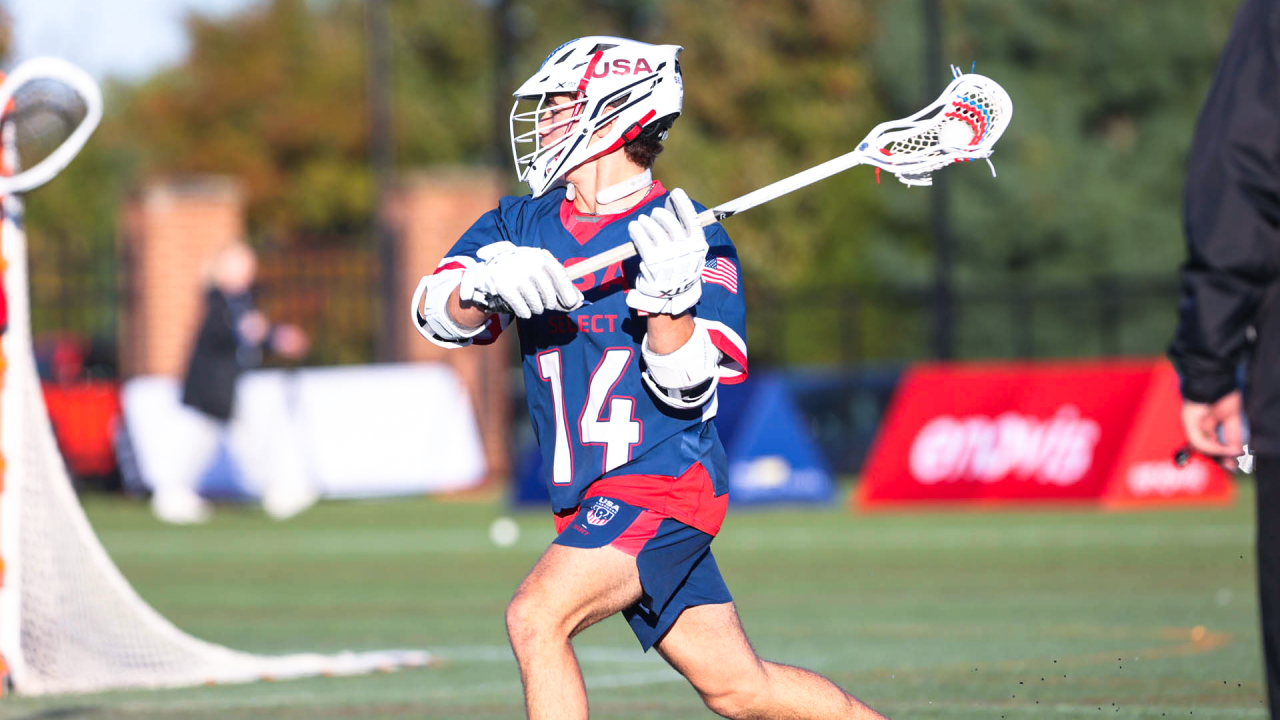 Anthony Grassi competing for the USA Select U16 team in the 2023 Brogden Cup