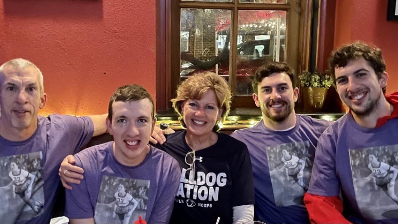 Tony and Mary Resch with their three sons (from left) Brendan, Conor and Pat