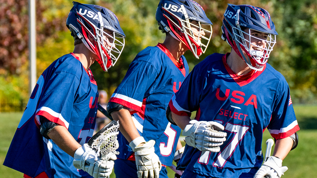 USA Select U16 players celebrate after a goal