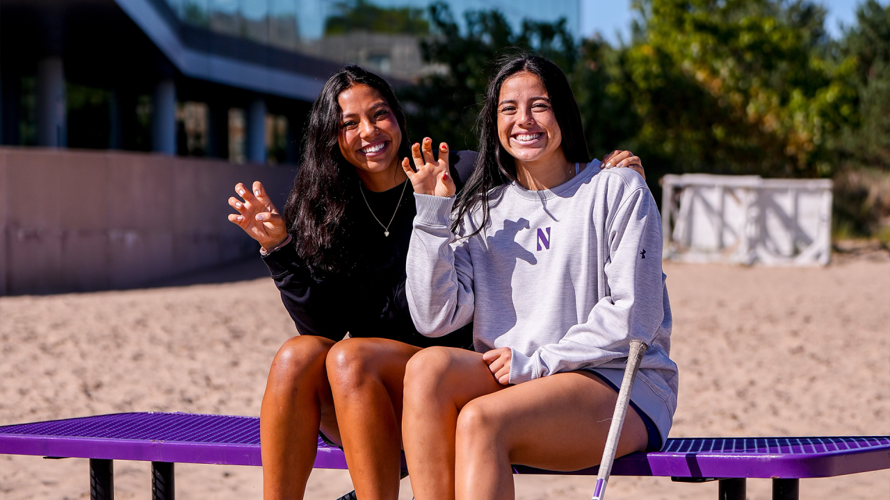 Sisters Niki and Jordan Miles both transferred to Northwestern for a last chance to play together.