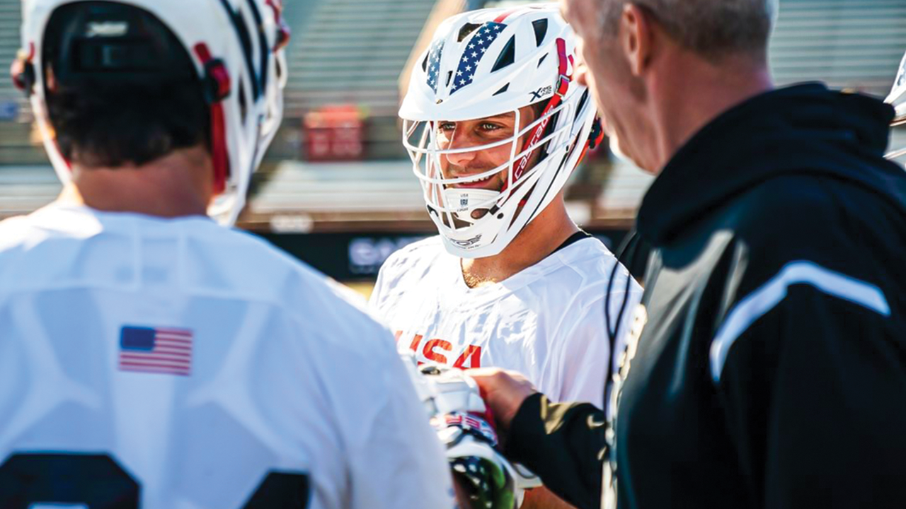 Ryan Conrad at the USA Lacrosse Experience in Indianapolis