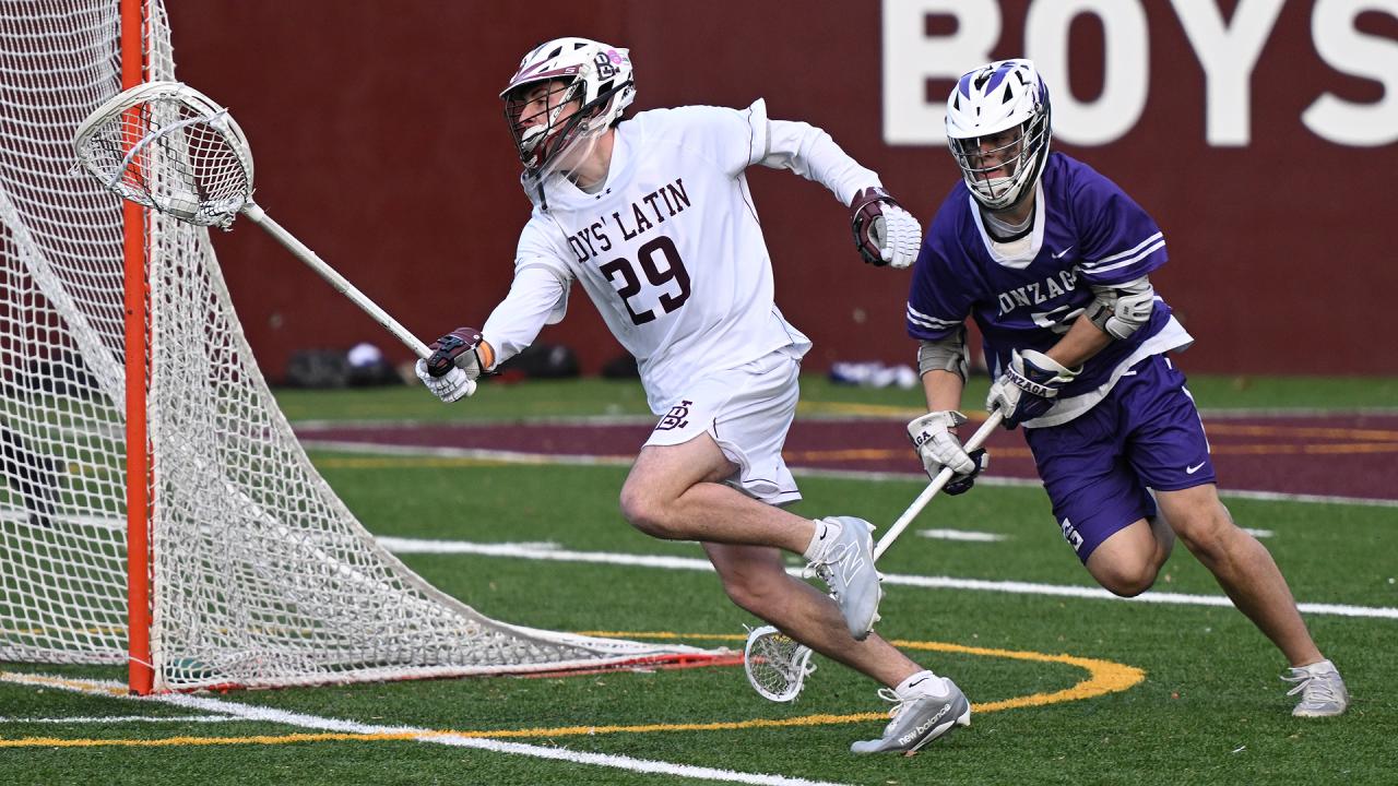 Boys' Latin (Md.) vs. Gonzaga (D.C.) boys' lacrosse action