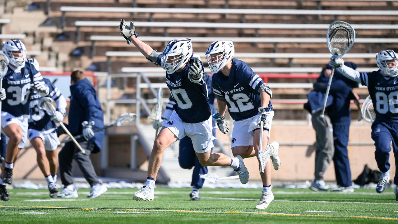 Penn State celebrates comeback win over Cornell