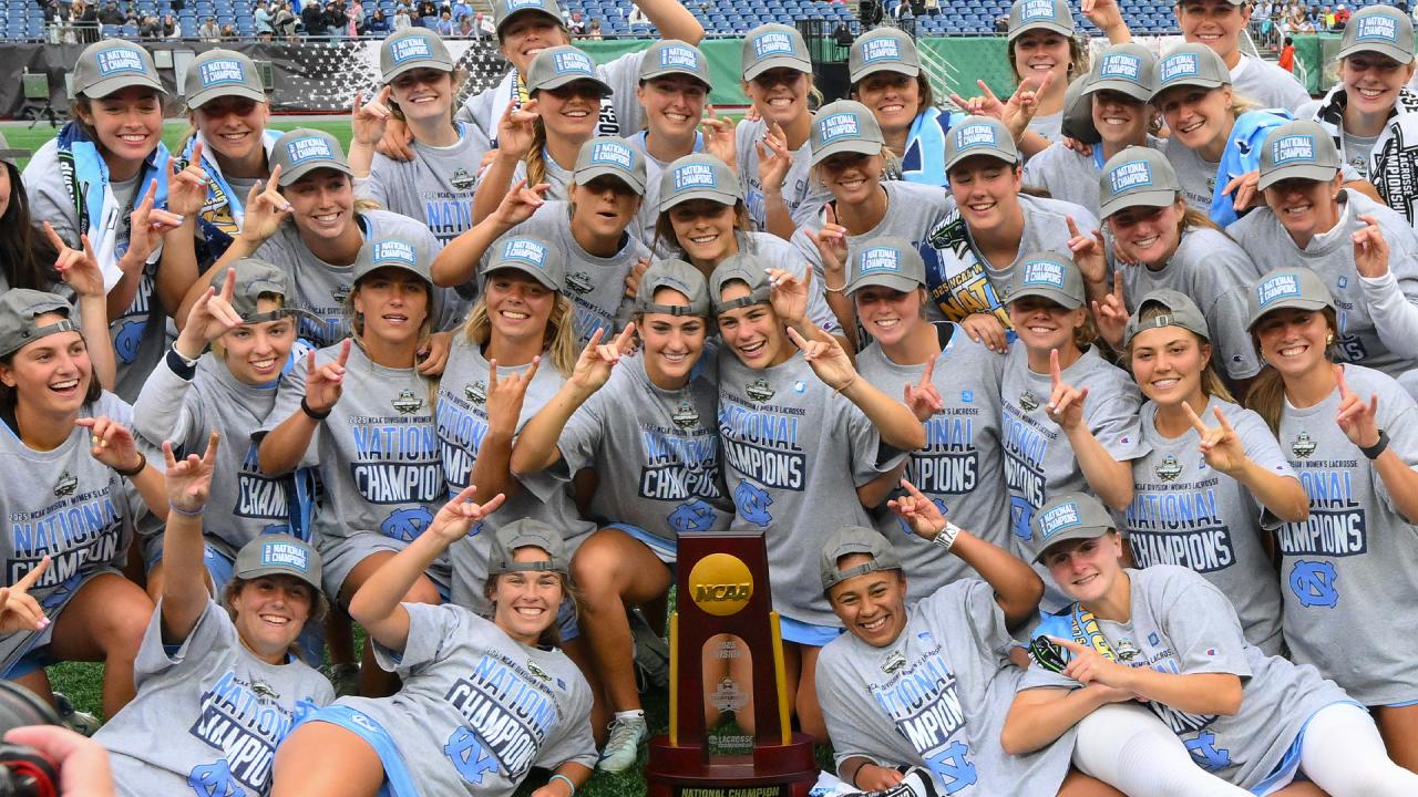 UNC championship celebration