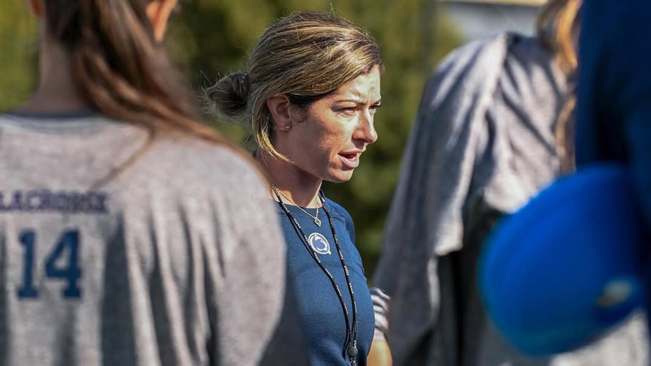 Penn State head coach Kayla Treanor