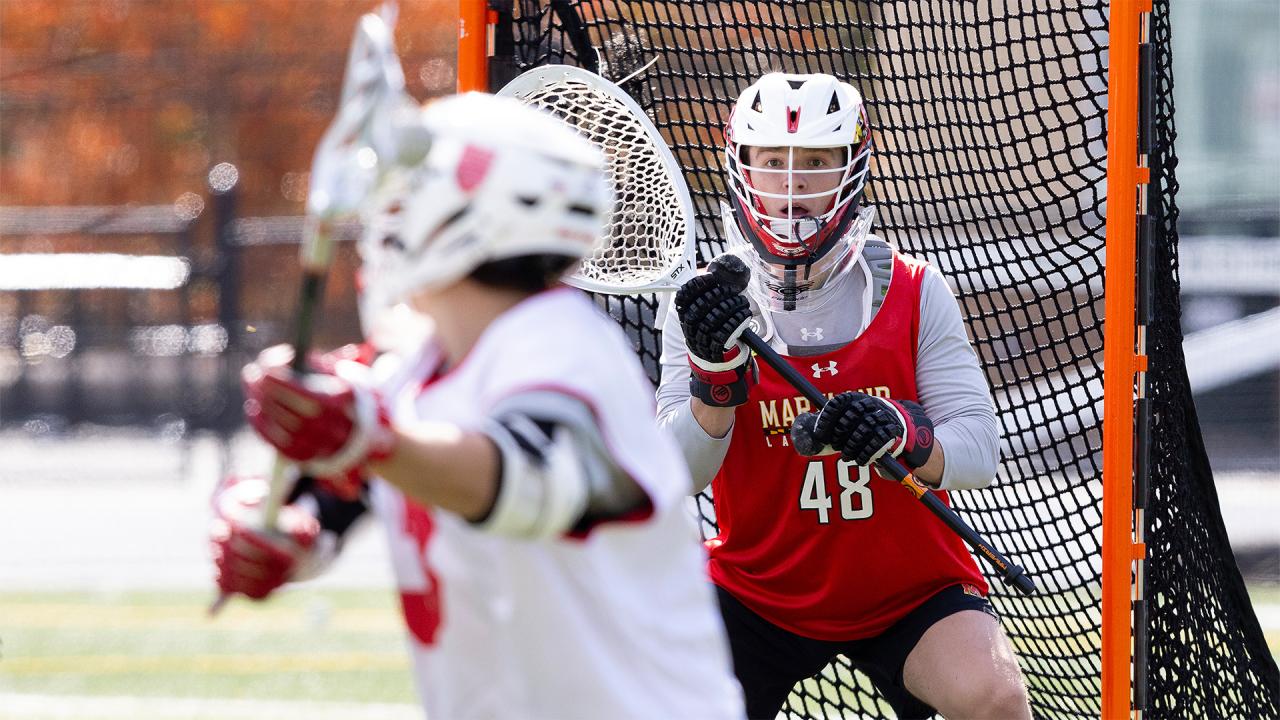 Maryland goalie Brian Ruppel
