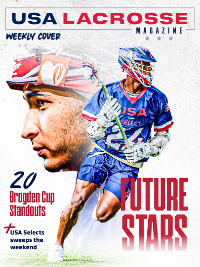 Weekly Cover featuring USA Select athletes Jayden James (background) and Coleman Oby