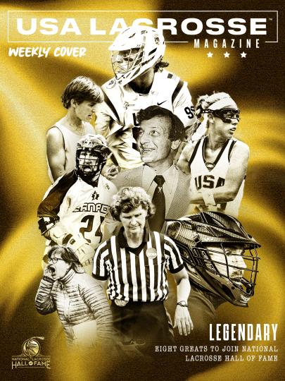 Weekly Cover depicting National Lacrosse Hall of Fame Class of 2024 inductees